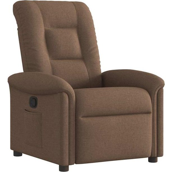 Fauteuil inclinable Marron Tissu