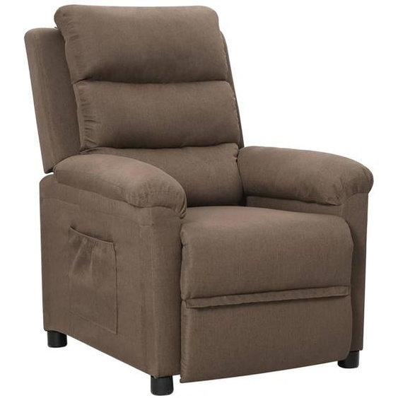Fauteuil inclinable Taupe Tissu