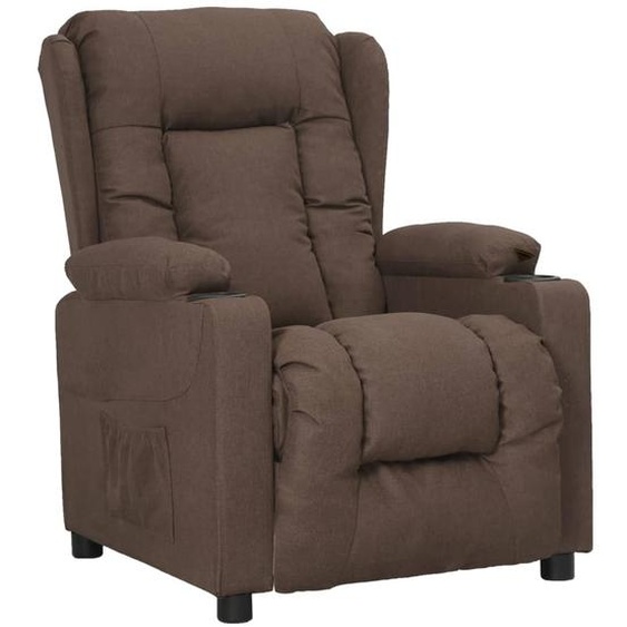 Fauteuil inclinable Taupe Tissu