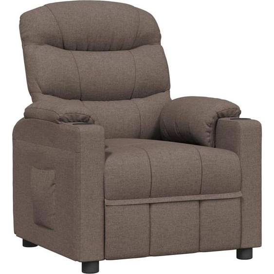 Fauteuil inclinable Taupe Tissu