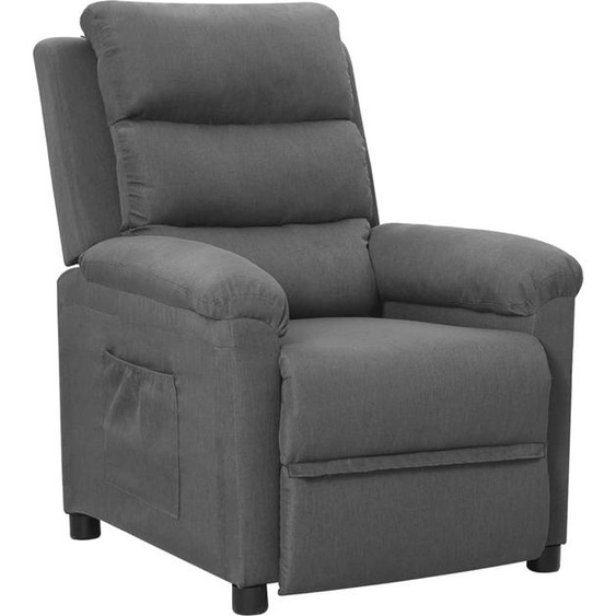 Fauteuil inclinable Gris clair Tissu