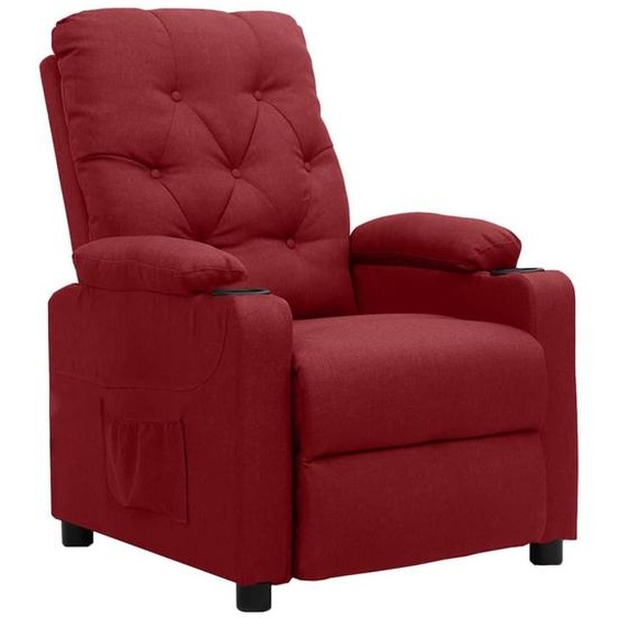 Fauteuil inclinable Rouge bordeaux Tissu