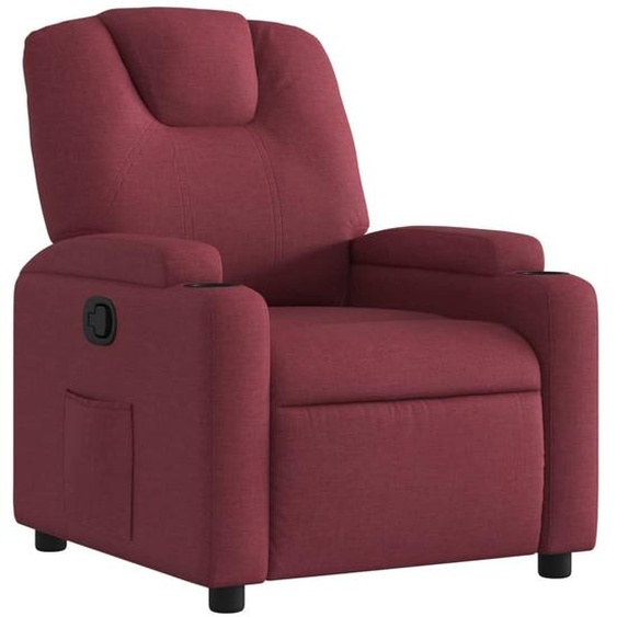 Fauteuil inclinable Rouge bordeaux Tissu
