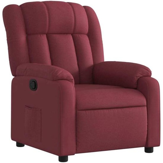 Fauteuil inclinable Rouge bordeaux Tissu