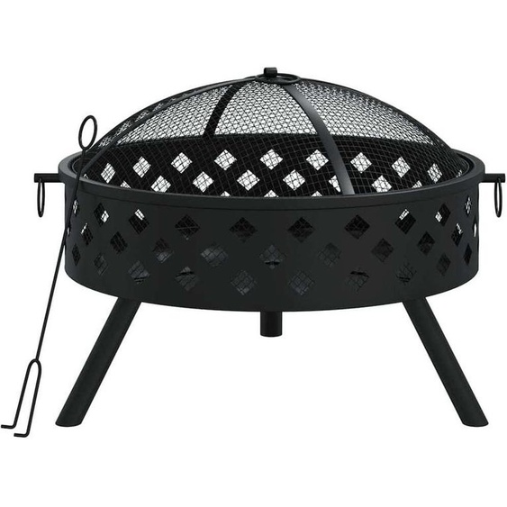 SYFAX™ Foyer avec tisonnier 58 cm XXL acier