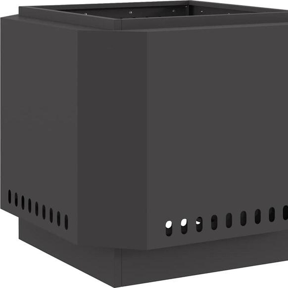 SYFAX™ Foyer sans fumée Noir 58 x 58 x 51 cm Acier laminé à froid