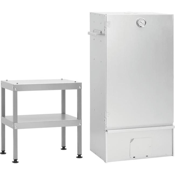 SYFAX™ Fumoir à four à barbecue avec table acier galvanisé