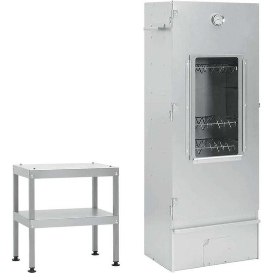 SYFAX™ Fumoir à four à barbecue avec table acier galvanisé