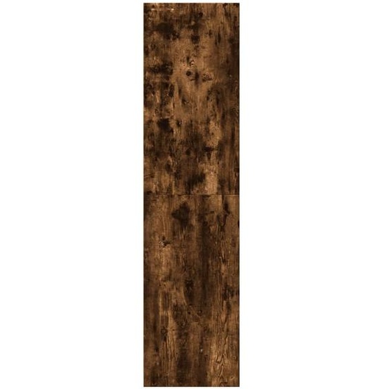 Garde-robe chêne fumé 30x50x200 cm bois dingénierie