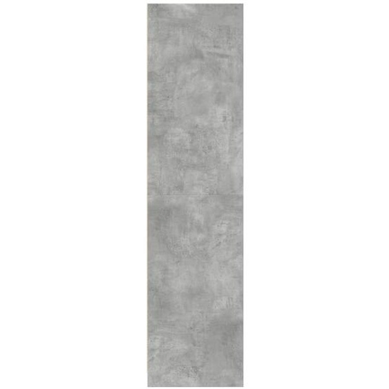 Garde-robe gris béton 30x50x200 cm bois dingénierie