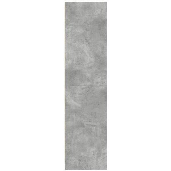 Garde-robe gris béton 30x50x200 cm bois dingénierie