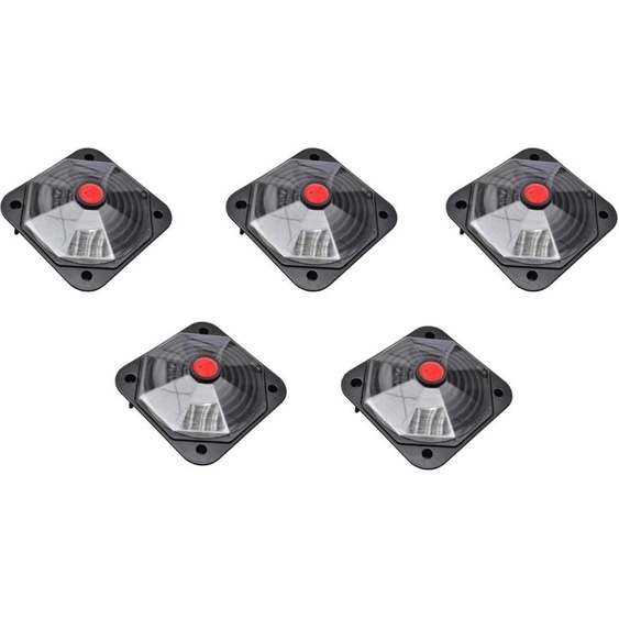 Lot de 5 chauffages solaires pour piscine 735 W