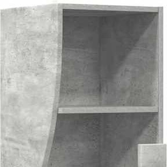 Meuble dangle Gris béton 32x32x140cm Bois dingénierie