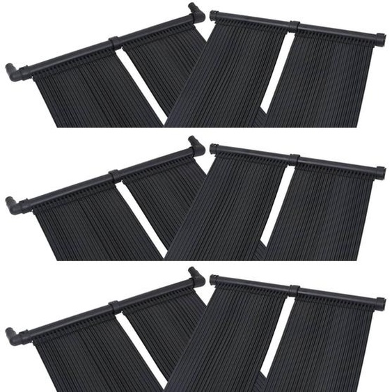 SYFAX™ Panneaux solaires de chauffage de piscine 6 pcs 80x310 cm