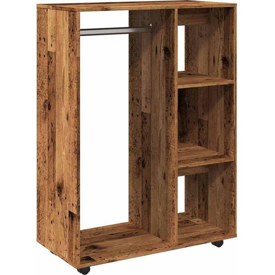 Garde-robe vieux bois 80x40x110 cm bois dingénierie