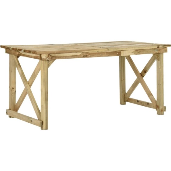 Table de jardin 160x79x75 cm Bois