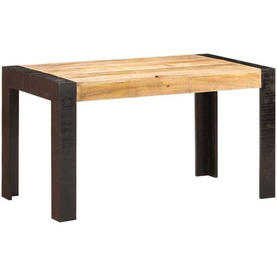 SYFAX™ Table de salle à manger 140x70x76 cm Bois de manguier brut
