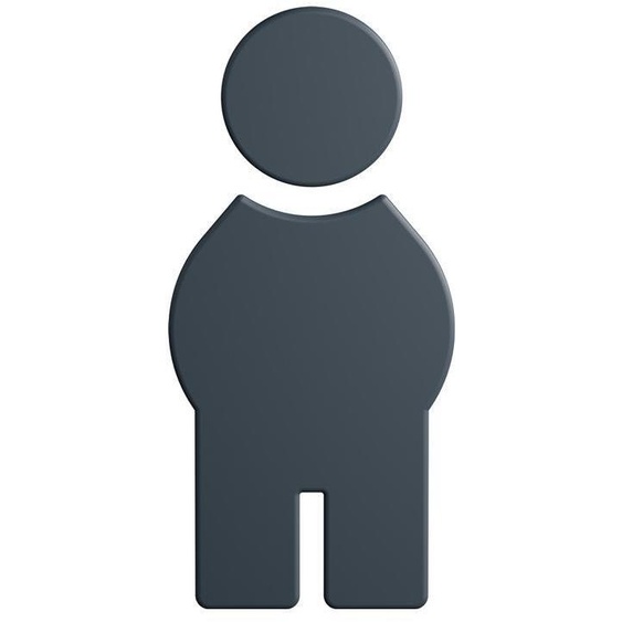 Symbole Homme 801.91B010 PA Couleur No.92 L.71,5mm H.150mm P.3mm HEWI