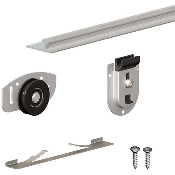 Système coulissant SLIDUP 130 pour 2 portes de placard - rail 1,2 m - 70 kg