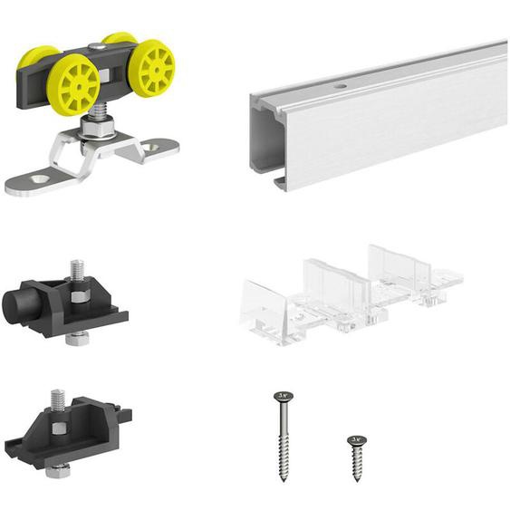 Système coulissant slidup 160 pour 1 porte jusquà 750 mm - rail 1,5 m - 60 kg
