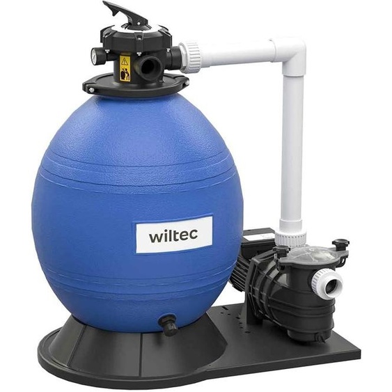 Système de filtration à sable de 750 W, avec un réservoir de filtration de 71 litres et une pompe auto-amorçante de 20 000 litres/heure. Filtre à sable, pompe pour piscine