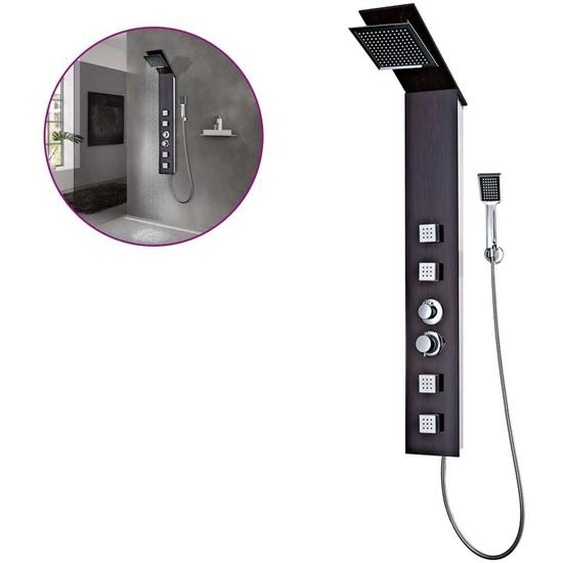 Système de panneaux de douche verre brun