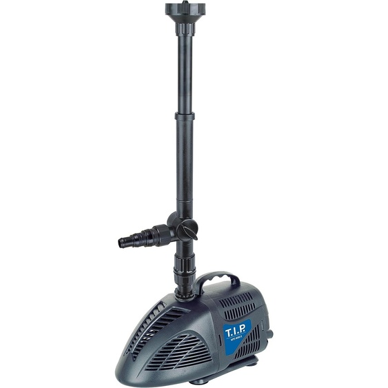 T.I.P. Pompe de bassin TIP - pour bassin de 10 000 l, 4 000 l/h, hauteur de refoulement de 3,0 m, avec 3 jeux deau, WPS 4000 R, 30424