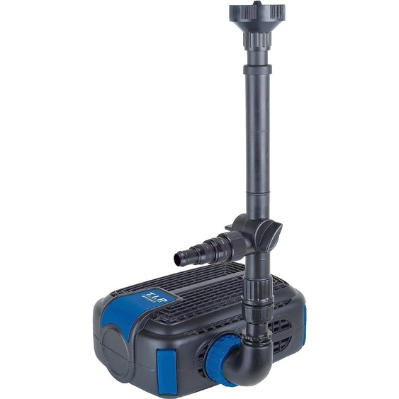T.I.P. TIP Pompe de bassin 4 en 1 - pour bassin de 3 000 l, 1 500 l/h, filtre/ruisseau/fontaine, WPF 1500 S, 30425