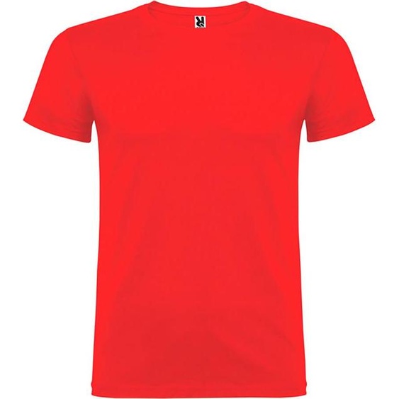 T-shirt Roly Beagle Rouge Xl T-shirt 100% Coton, Coupe Classique - Roly