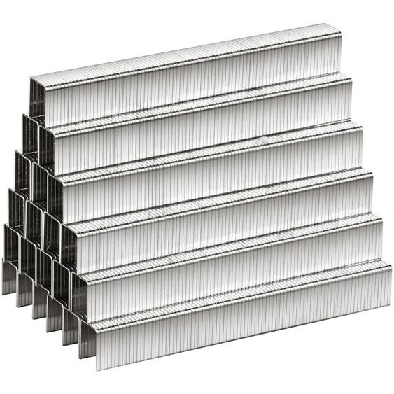 T50, agrafes non adhésives, 14 mm, 1 512 pièces, en acier inoxydable, pour le revêtement de meubles