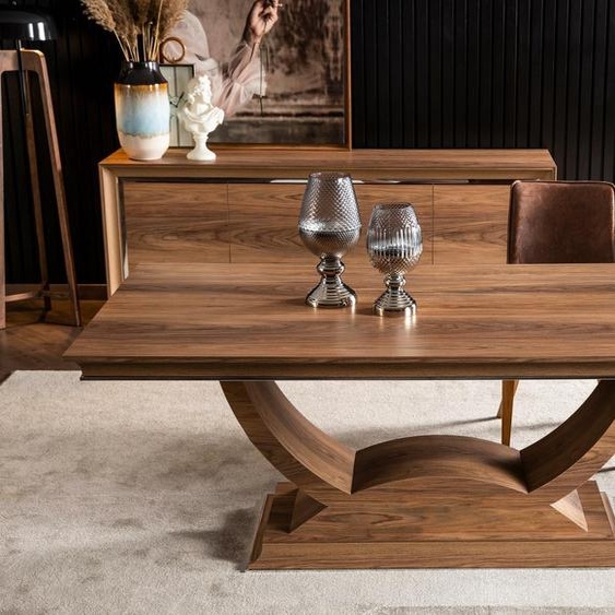 Table à colonne Table de salle à manger Meubles Tables de salle à manger Table élégante