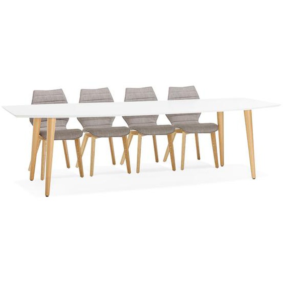 Table à dîner design extensible ESKIMO style scandinave - 170(270)x100 cm