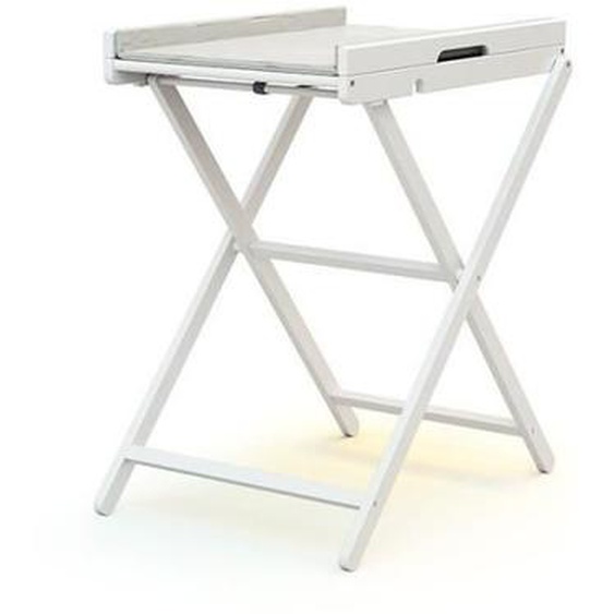 Table à langer - AT4 - Essentiel Blanc - Pliante - Compacte - Hêtre massif