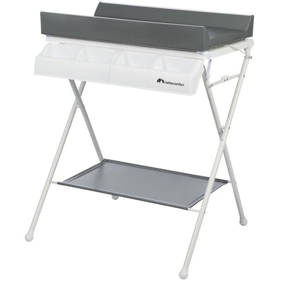 Table À Langer Et Baignoire Bébé 2 En 1 Bellis Mineral Gray