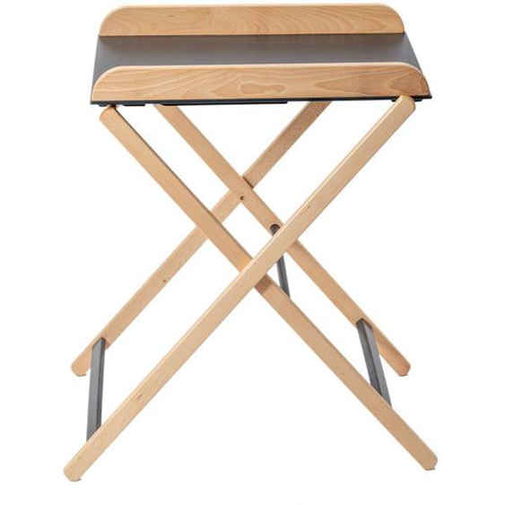 Table À Langer Jade Bois Hybride Anthracite