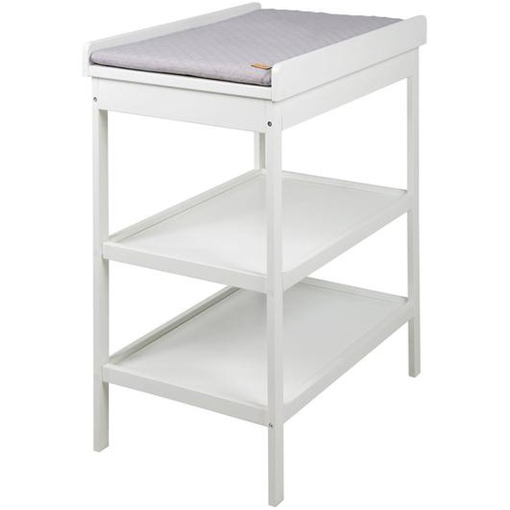 Table À Langer + Matelas À Langer Déperlant Roba Style Blanc / Gris Argenté