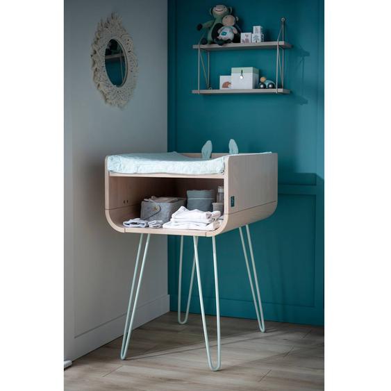 Table À Langer Pieds Métal - Bambin Marron/vert