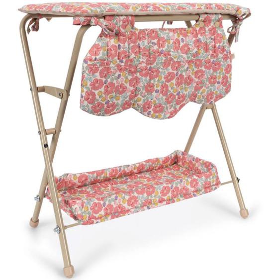 Table À Langer Pour Poupée Rose, Vert, Jaune