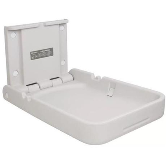 Table à Langer Verticale Pliable - Bolero - Blanc - Mixte - Plastique - 550 x 860 x 450
