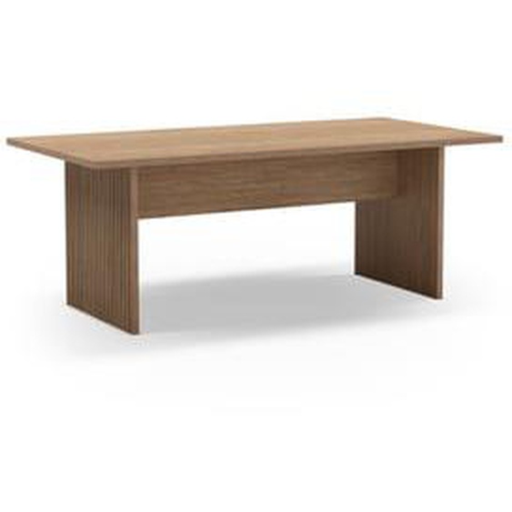 Table à manger 200 cm AGATHE effet chêne
