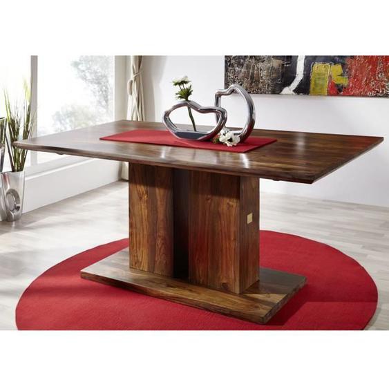 Table à manger 220x100cm - Bois massif de palissandre laqué - DUKE #139