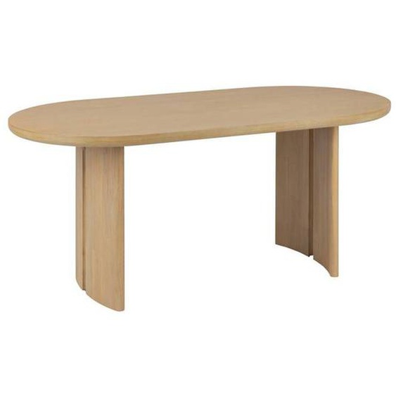 Table à manger - ATMOSPHERA - Lousada - Bois massif - 180x90cm - 6 places