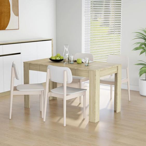 Table à manger Chêne sonoma 140x74,5x76 cm Bois dingénierie