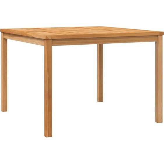 Table à dîner de jardin 110x110x77 cm Bois de teck solide
