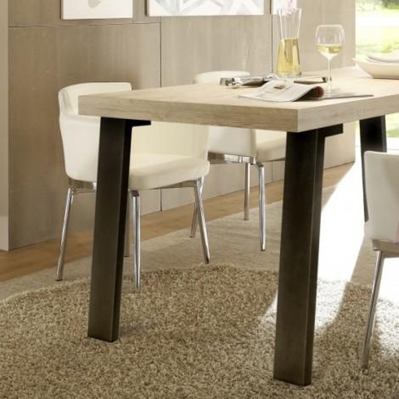 Table à manger design bois clair - Vram