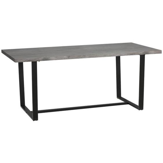 HOMCOM - Table à manger - MDF - 180x90x75cm - Gris