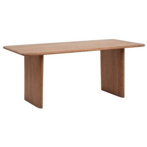 Table à manger - ATMOSPHERA - Jivan - L180cm - Marron - 6 places - Bois massif