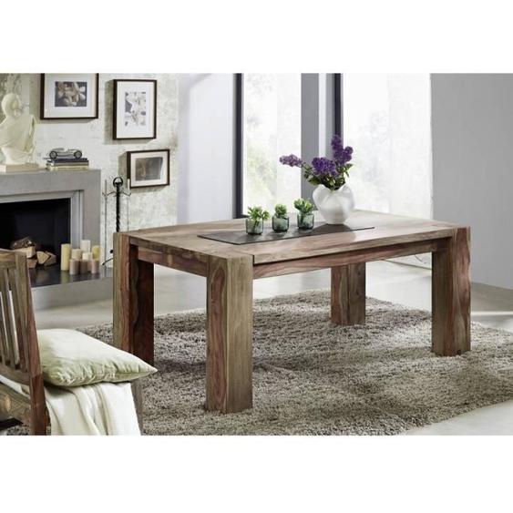 Table à manger rectangulaire 240x100 cm - MASSIVMOEBEL24 - NATURE GREY - Gris - 10 places - Bois massif