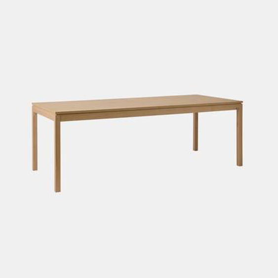 Table à manger rectangulaire extensible  décor bois 8 à 10 personnes Simon