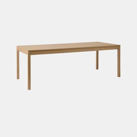 Table à manger rectangulaire décor bois 8 personnes Simon